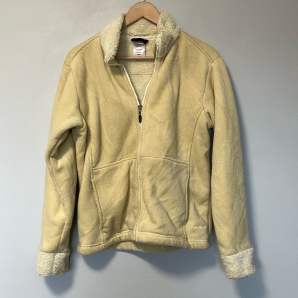 Patagonia Sweaters - Patagonia vintage synchilla Cream Fleece Jacket pullover sweater made in usa